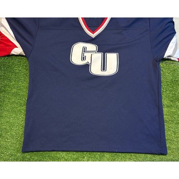 Gonzaga Bulldogs jersey mens large blue red Kobe sportswear hockey team issue 22 - Picture 5 of 13